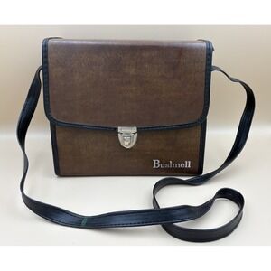 Vintage Bushnell Sportview Brown Leather Binoculars Case w/ Strap *No Binoculars